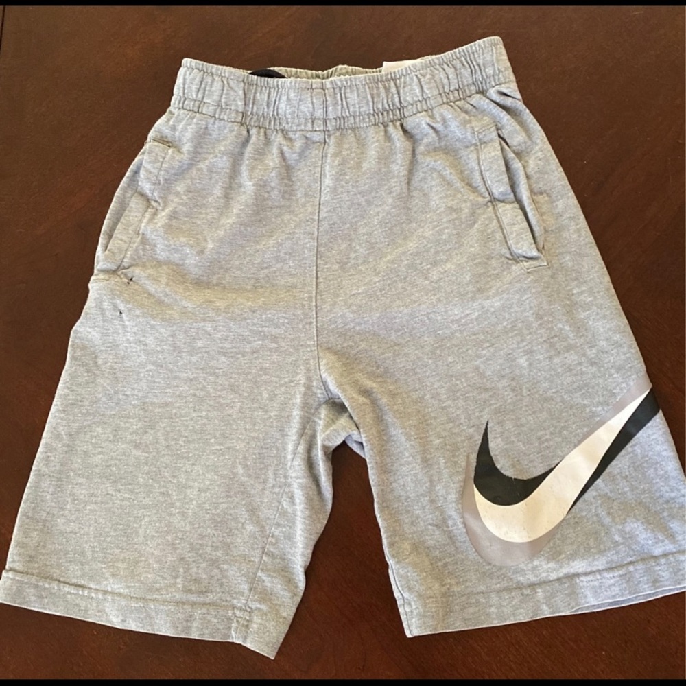 Grey Nike Jogger Shorts